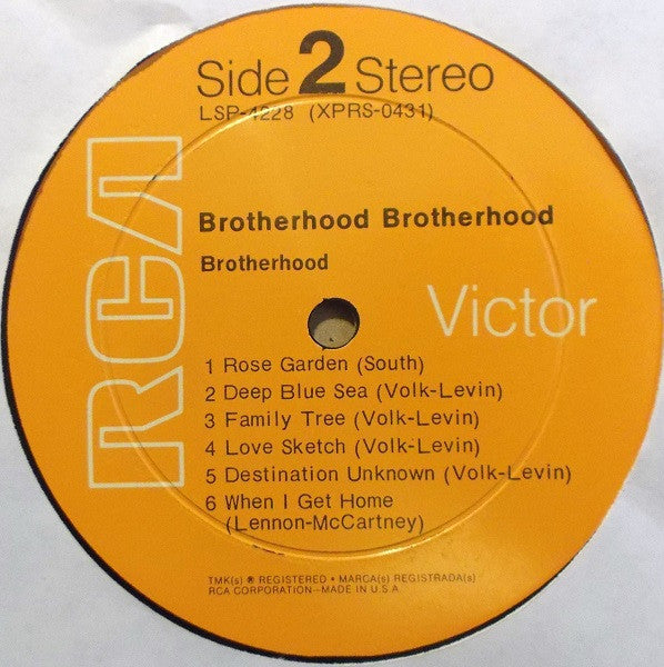Brotherhood (8) : Brotherhood Brotherhood (LP, Album)