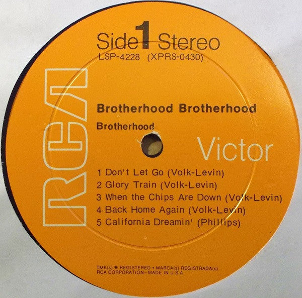 Brotherhood (8) : Brotherhood Brotherhood (LP, Album)