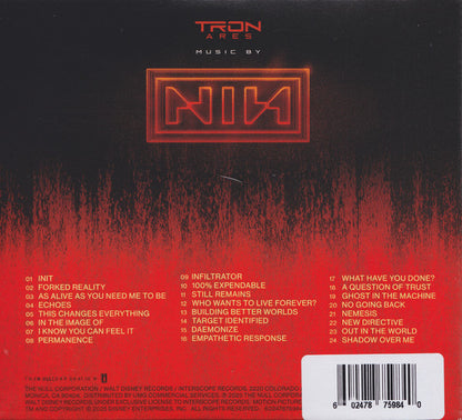 Nine Inch Nails : Tron: Ares (Original Motion Picture Soundtrack) (CD, Album)