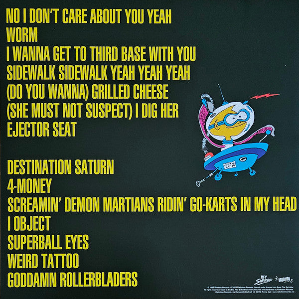 Boris The Sprinkler : Saucer To Saturn (LP, Album, Ltd, RE, Yel)