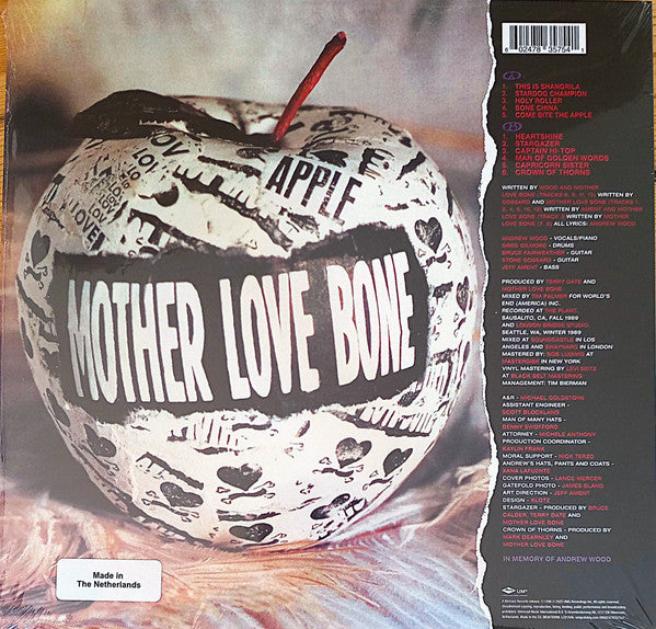 Mother Love Bone : Apple (LP, Album, RE, RM, Eco)