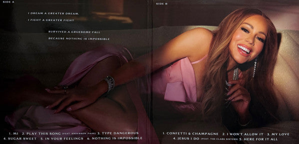 Mariah Carey : Here For It All (LP, Album, Blu)