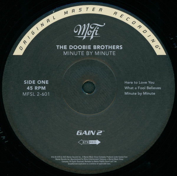 The Doobie Brothers : Minute By Minute (2xLP, Album, Num, RE, RM, S/Edition, 180)