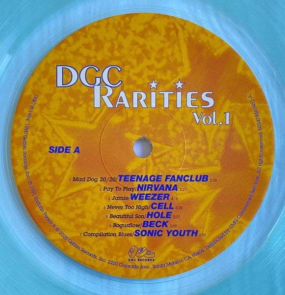 Various : DGC Rarities Vol.1 (LP, Comp, Ltd, RE, Gre)