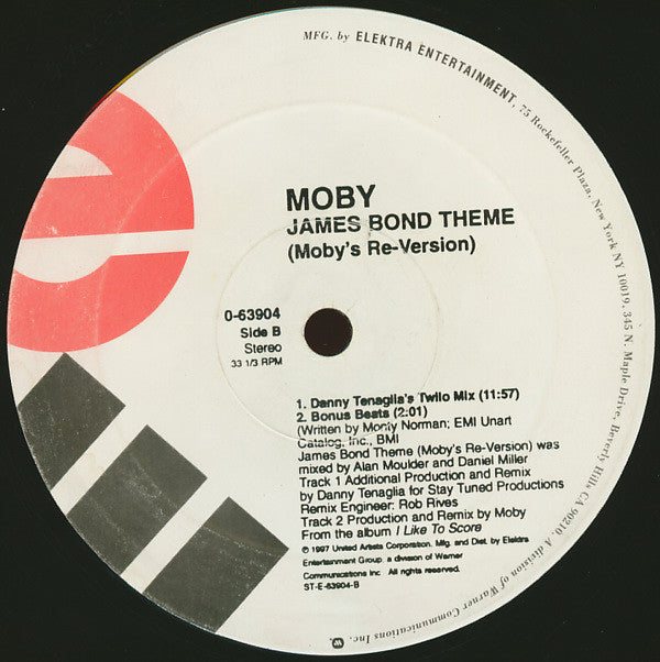 Moby : James Bond Theme (Moby's Re-Version) (12")