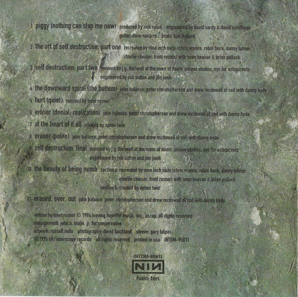 Nine Inch Nails : Further Down The Spiral (CD, Album, RE, UNI)