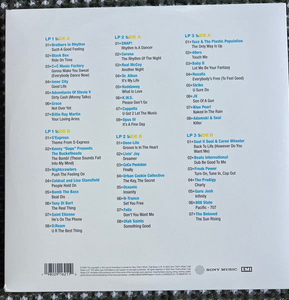 Various :  Now That's What I Call An Era Such A Good Feeling 1988 >> 1995 (3xLP, Comp, Blu)