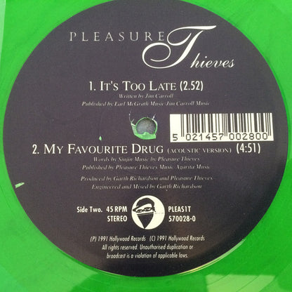 Pleasure Thieves : My Favourite Drug (12", Single, Tra)
