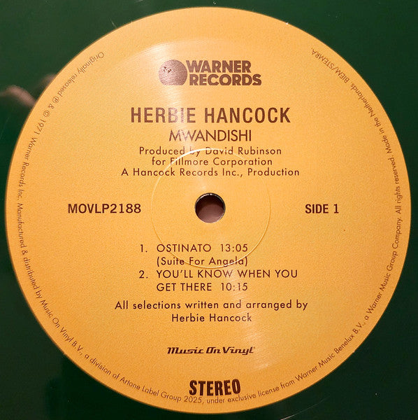Herbie Hancock : Mwandishi (LP, Album, Ltd, Num, RE, Gre)