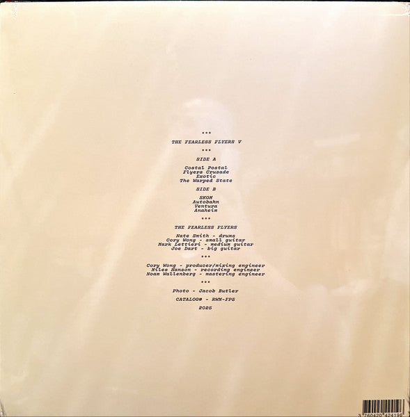 The Fearless Flyers : The Fearless Flyers V (12", Album,  Tr)