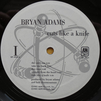 Bryan Adams : Cuts Like A Knife (LP, Album, Ind)