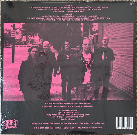 Screeching Weasel : Teen Punks In Heat (LP, Album, RE, Whi)
