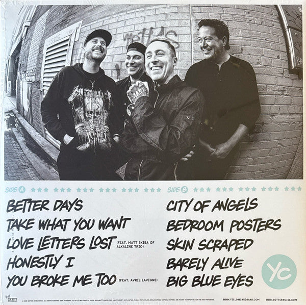 Yellowcard : Better Days (LP, Album, Bab)