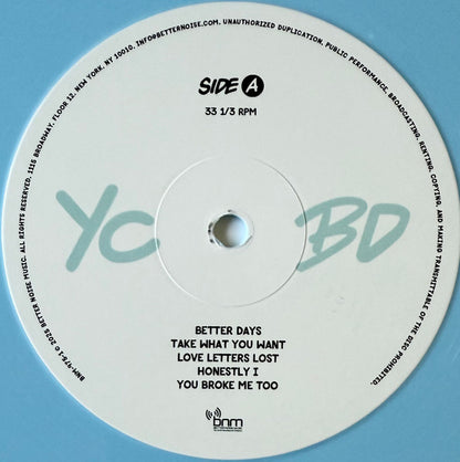 Yellowcard : Better Days (LP, Album, Bab)