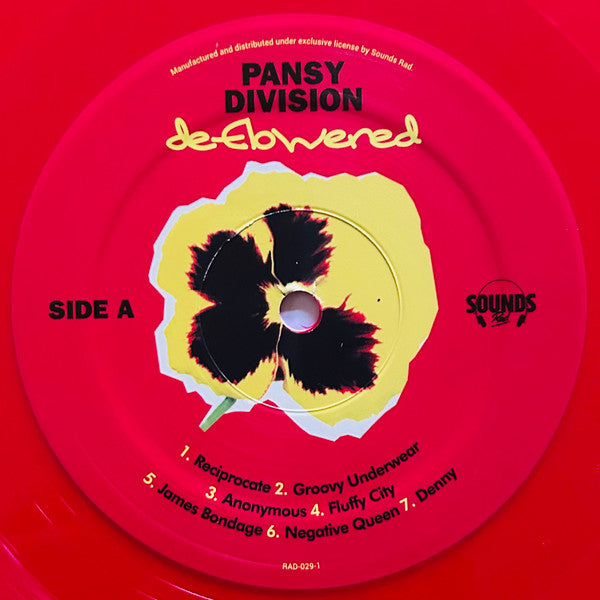 Pansy Division : Deflowered (LP, Album, Ltd, Red)