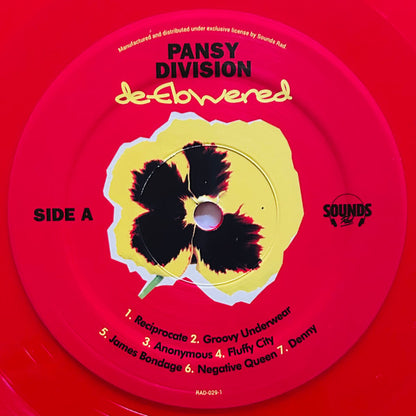 Pansy Division : Deflowered (LP, Album, Ltd, Red)