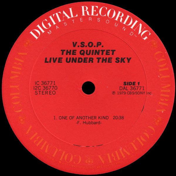 The V.S.O.P. Quintet : Live Under The Sky (2xLP, Album, Aud)