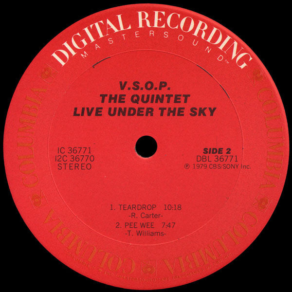 The V.S.O.P. Quintet : Live Under The Sky (2xLP, Album, Aud)