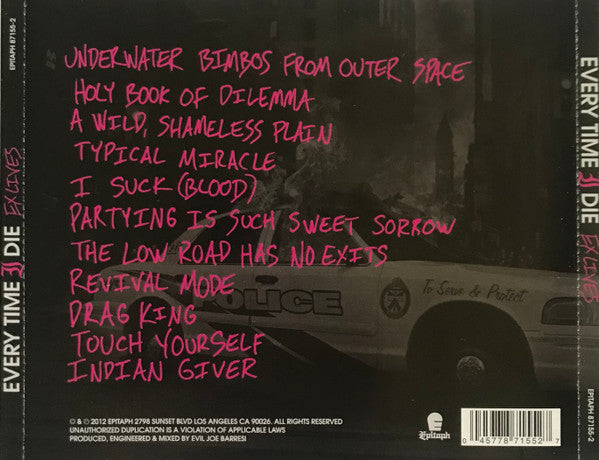 Every Time I Die : Ex Lives (CD, Album)