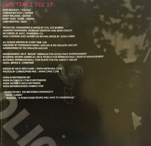 Every Time I Die : Ex Lives (CD, Album)