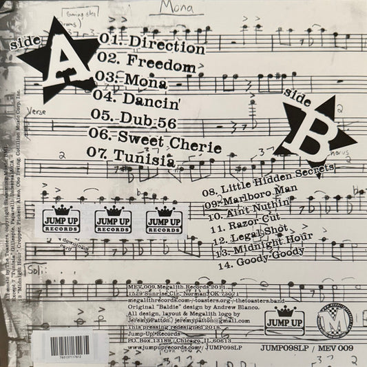 The Toasters : Dub 56 (LP, Album, Ltd, RE, Dar)