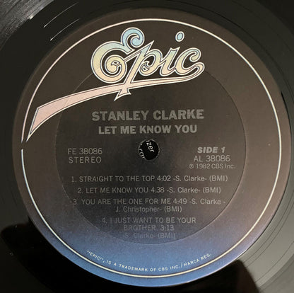 Stanley Clarke : Let Me Know You (LP, Album, Ter)