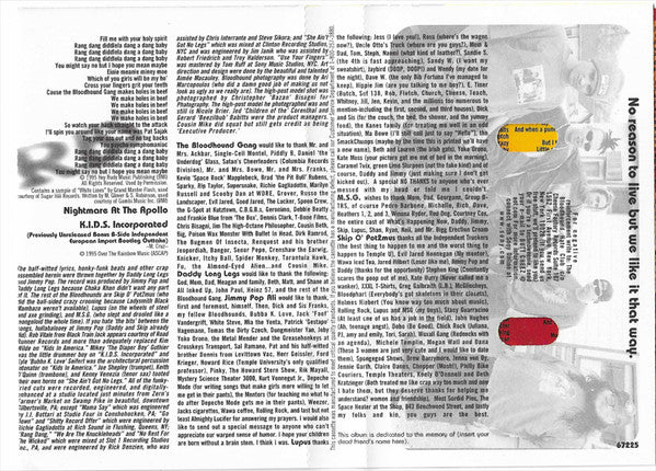 Bloodhound Gang : Use Your Fingers (Cass, Album)