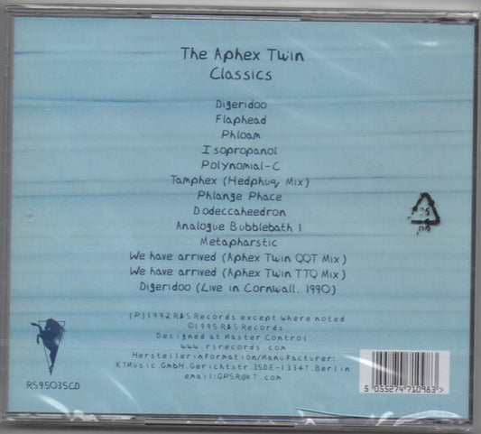 The Aphex Twin* : Classics (CD, Comp, RE, RM)