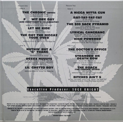 Dr. Dre : The Chronic (2xLP, Album, Ltd, Num, RE, 180)