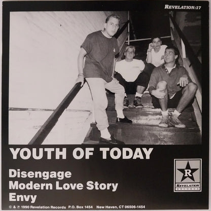 Youth Of Today : Youth Of Today (7", RE, RP, Blu)
