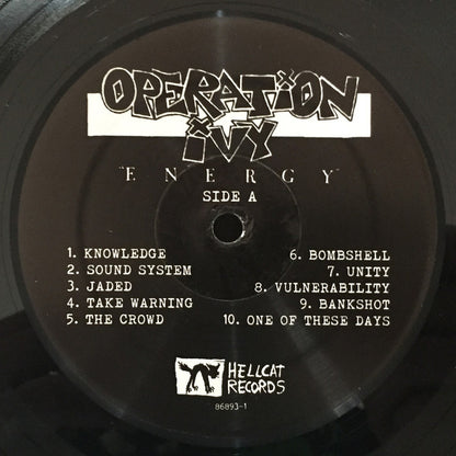 Operation Ivy : Energy (LP, Album, RE)