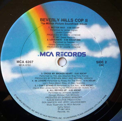 Various : Beverly Hills Cop II (The Motion Picture Soundtrack Album) (LP, Comp, Club)