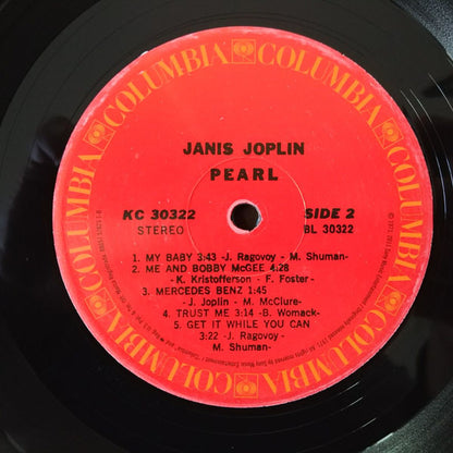 Janis Joplin : Pearl (LP, Album, RSD, RE, 180)