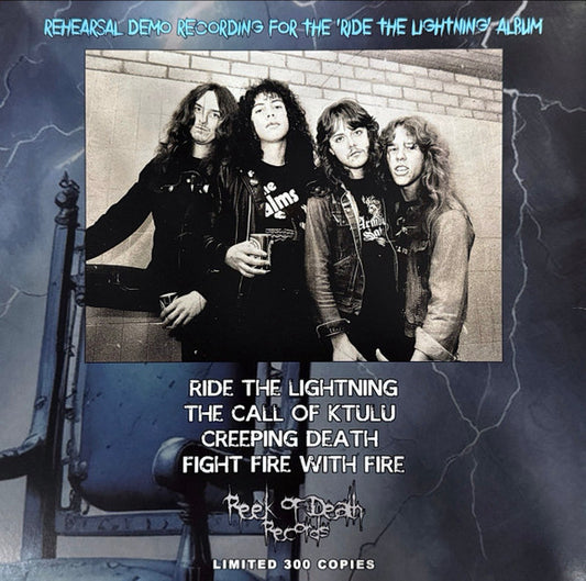 Metallica : Ride The Rehearsal (LP, S/Sided, Ltd, Unofficial, Blu)