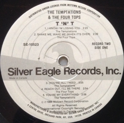 The Temptations & Four Tops : T'N'T (3xLP, Comp)