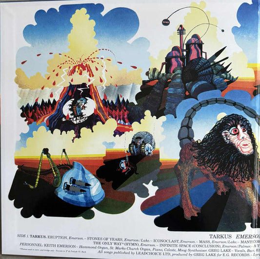 Emerson, Lake & Palmer : Tarkus (LP, Album, Num, RE, RM, S/Edition, 180)