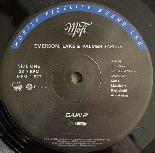 Emerson, Lake & Palmer : Tarkus (LP, Album, Num, RE, RM, S/Edition, 180)