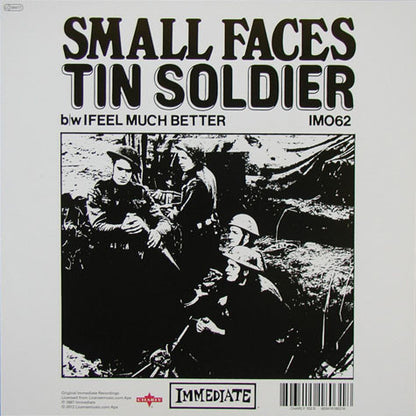 Small Faces : Tin Soldier b/w I Feel Much Better (7", RSD, Single, Mono, Ltd, RE, RM)