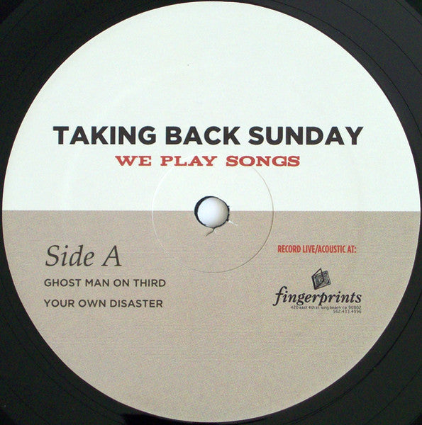 Taking Back Sunday : We Play Songs (12", RSD, Ltd)