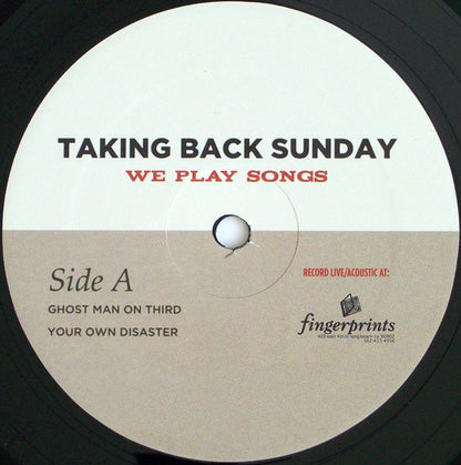 Taking Back Sunday : We Play Songs (12", RSD, Ltd)