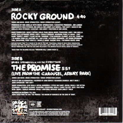 Bruce Springsteen : Rocky Ground (7", RSD, Single)