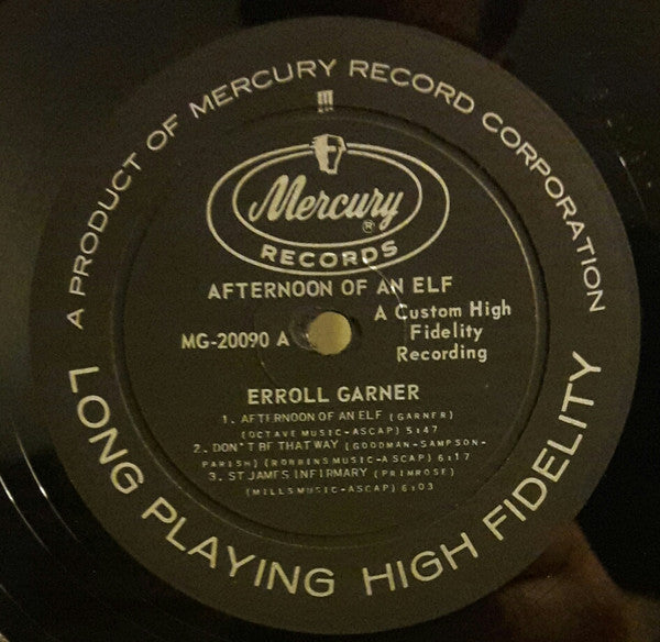 Erroll Garner : Afternoon Of An Elf (LP, Album, Mono, RE, Styrene)