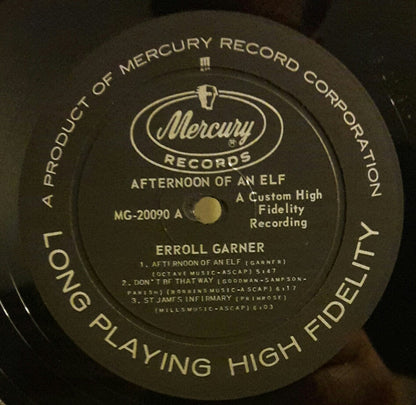 Erroll Garner : Afternoon Of An Elf (LP, Album, Mono, RE, Styrene)