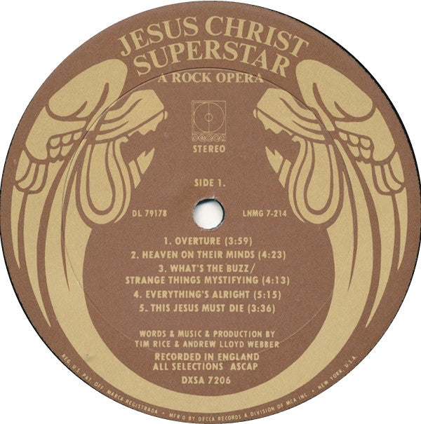 Andrew Lloyd Webber And Tim Rice : Jesus Christ Superstar (2xLP, Album, RP, All)