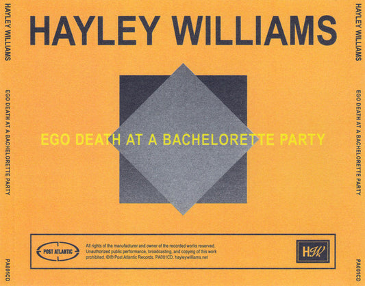 Hayley Williams : Ego Death At A Bachelorette Party (CD, Album)