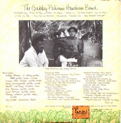 The Gabby Pahinui Hawaiian Band : The Gabby Pahinui Hawaiian Band (LP, Album, Gat)
