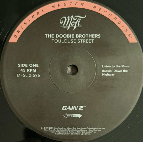 The Doobie Brothers : Toulouse Street (2xLP, Album, Num, RE, RM, S/Edition, 180)