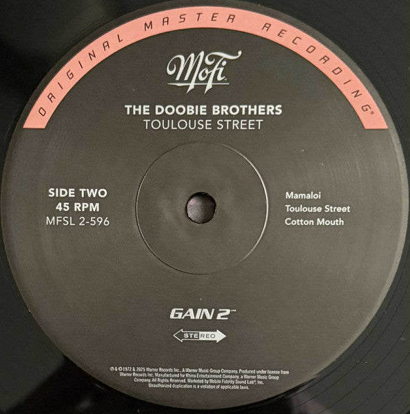 The Doobie Brothers : Toulouse Street (2xLP, Album, Num, RE, RM, S/Edition, 180)