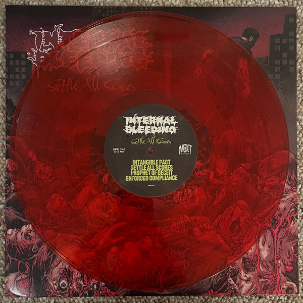 Internal Bleeding : Settle All Scores	 (LP, Album, Ltd, Blo)
