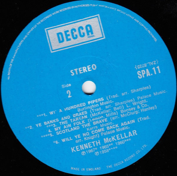 Kenneth McKellar : The World Of Kenneth McKellar (LP, Comp)